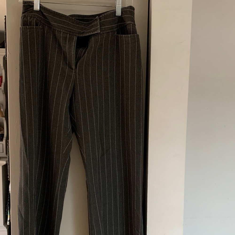 INC International Concepts Charcoal Pinstripe Pants